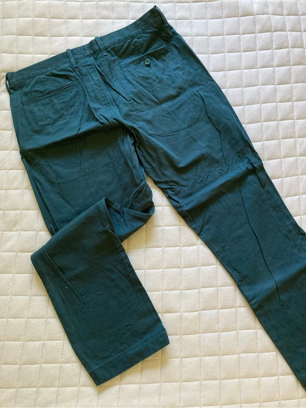 J. Crew Men’s Dark Teal Slim Chino Pants